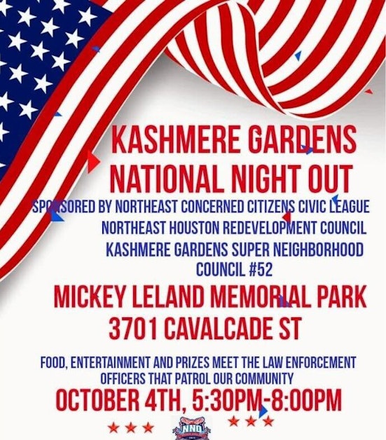 Kashmere Gardens National Night Out! · Mobilize